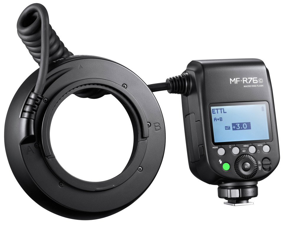 Вспышка для макросъемки Godox MF-R76C TTL для Canon
