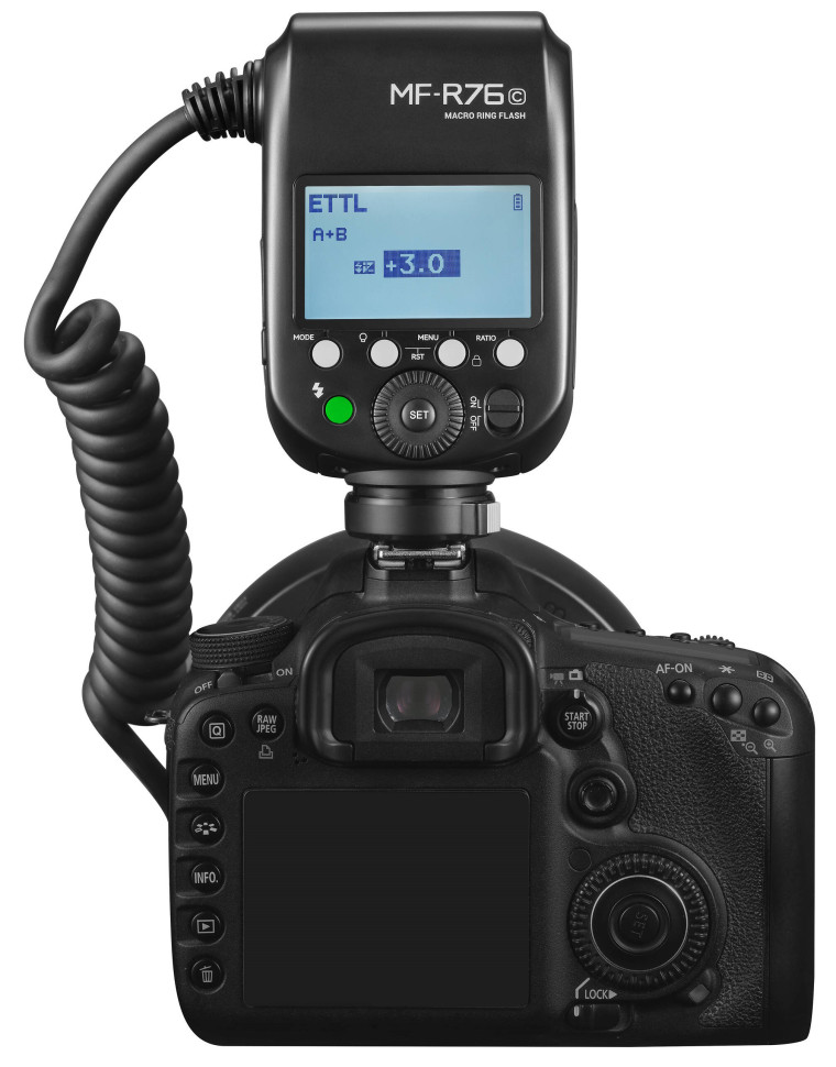Вспышка для макросъемки Godox MF-R76C TTL для Canon