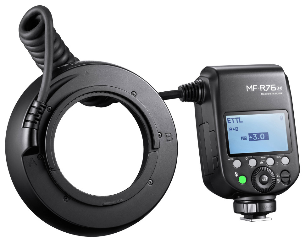 Вспышка для макросъемки Godox MF-R76N TTL для Nikon