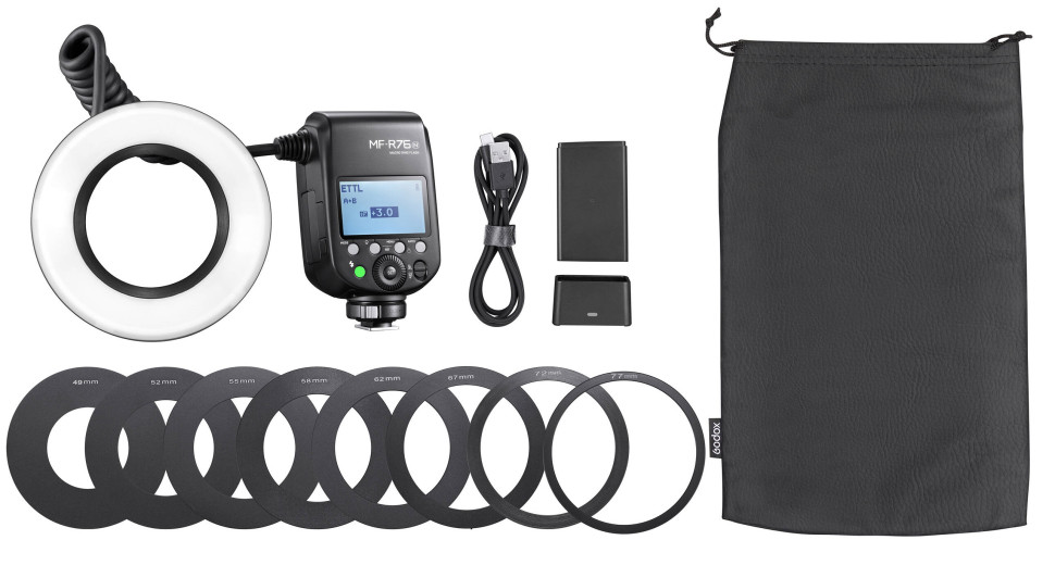 Вспышка для макросъемки Godox MF-R76N TTL для Nikon