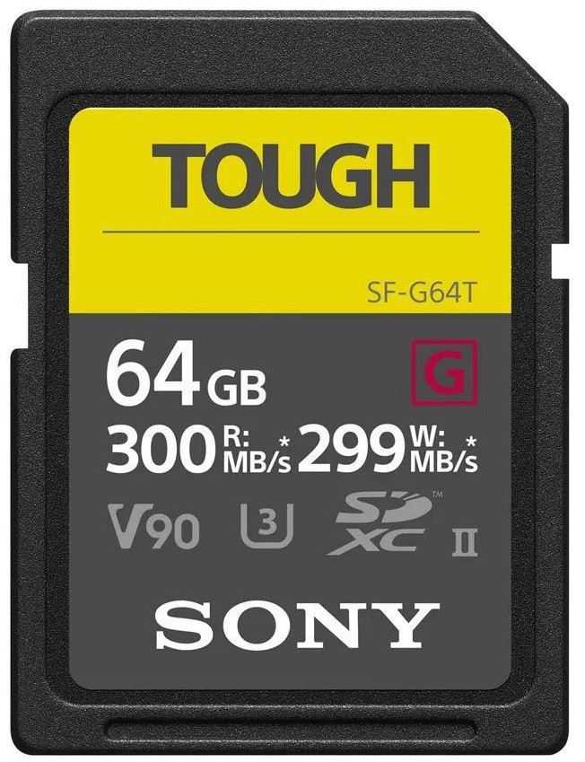 Sony 64GB SF-G Tough Series UHS-II SDXC Memory Card (SF-G64)