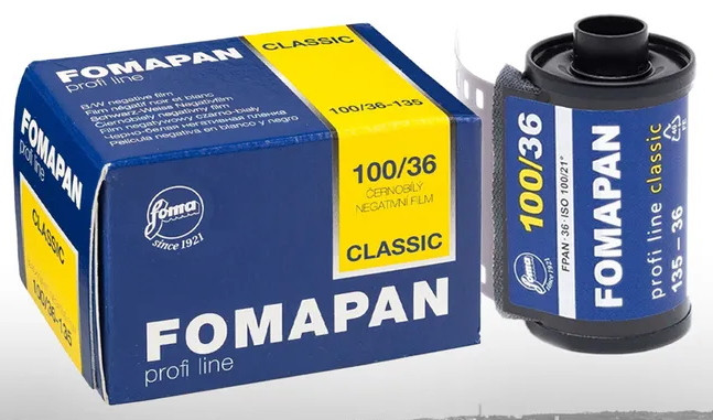 Фотопленка Foma PAN 100 Classic 135, 36 кадров