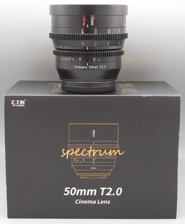 7Artisans 50mm T2.0 Cinema Spectrum L-mount (состояние 5)