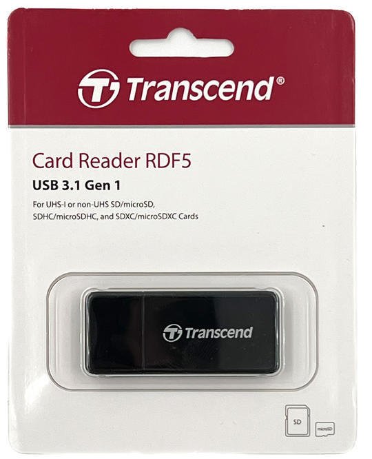 Карт-ридер Transcend RDF5 USB3.0, черный