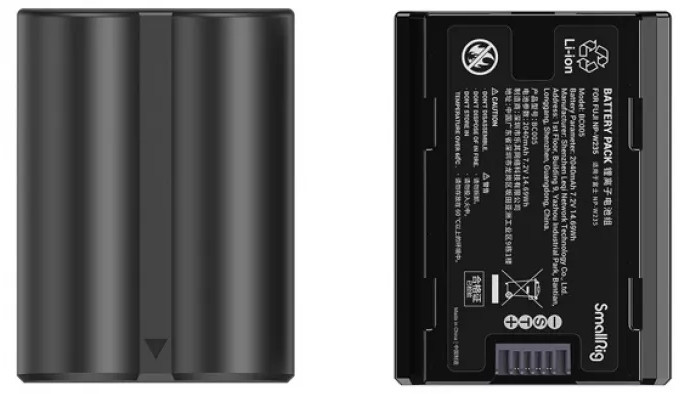 2 аккумулятора NP-W235 + зарядное устройство SmallRig 3822