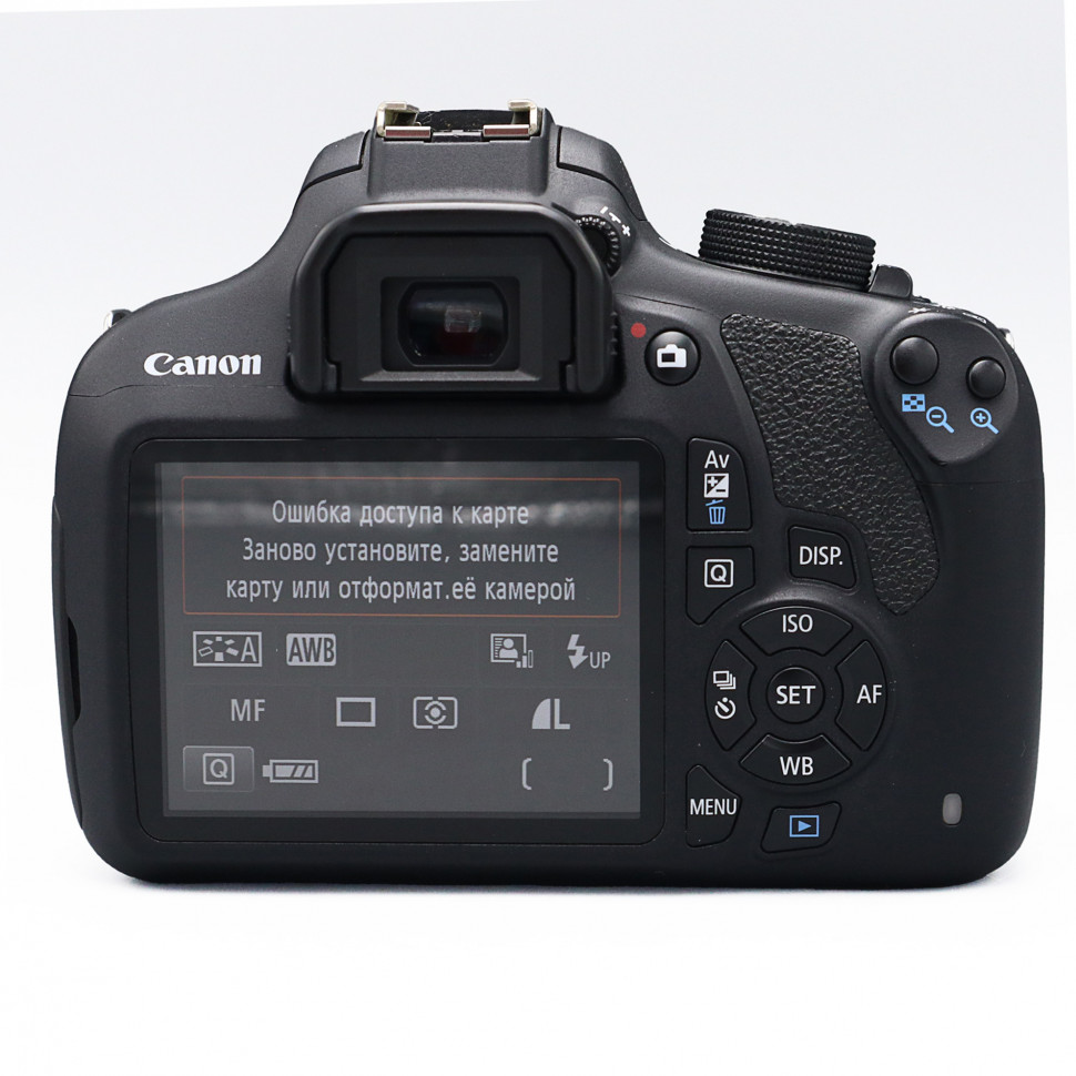 Canon EOS 1200D (ошибка карты памяти)