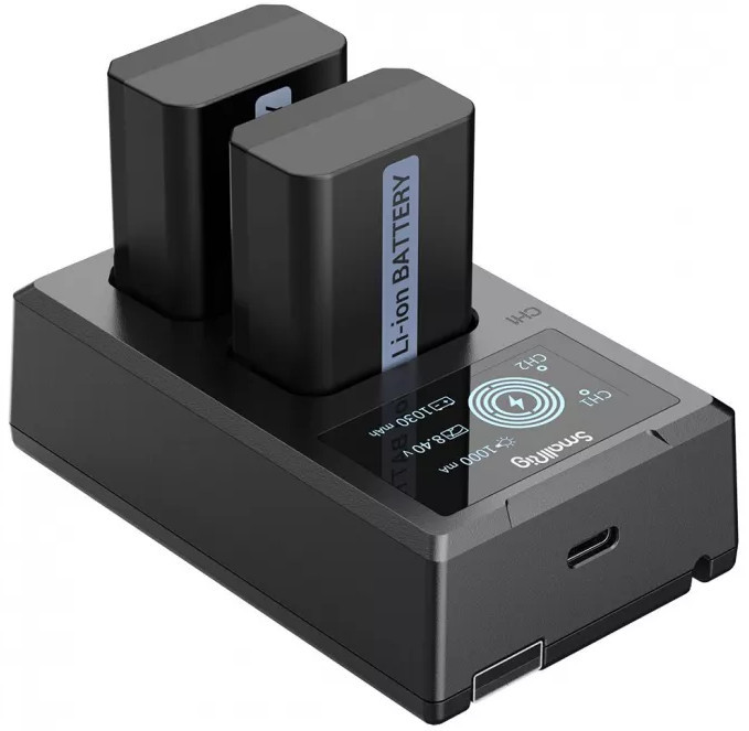 2 аккумулятора NP-FW50 + зарядное устройство SmallRig 3818