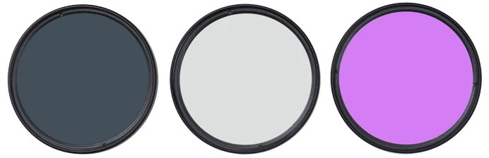 Набор 3 фильтра Andoer (UV, CPL, FLD) 52mm (состояние 5)