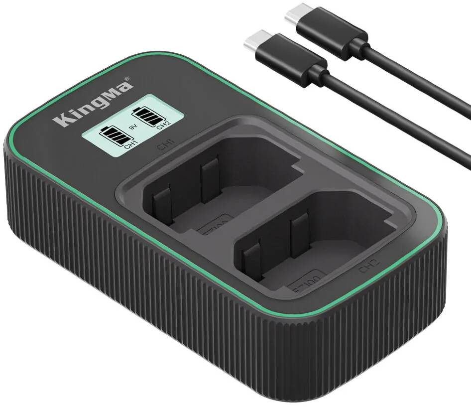 Зарядное устройство Kingma PD3.0 Dual Battery Charger для NP-FZ100