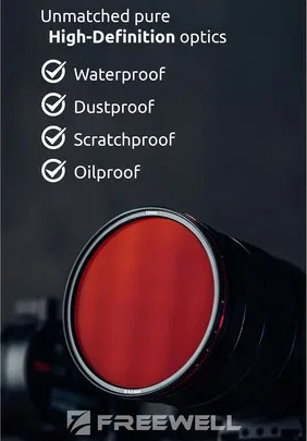 Фотофильтр Freewell Hard Stop Variable ND 6-9 Stop Mist Edition 62mm