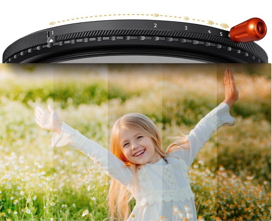 Светофильтр K&F Concept Nano-X CPL/ND2-32/Black Diffusion 1/4 67мм