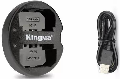 Зарядное устройство двойное KingMa BM015 для аккумуляторов NP-FZ100