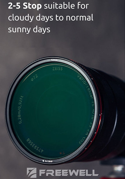 Светофильтр Freewell Hard Stop Variable ND 2-5 Stop 95 mm