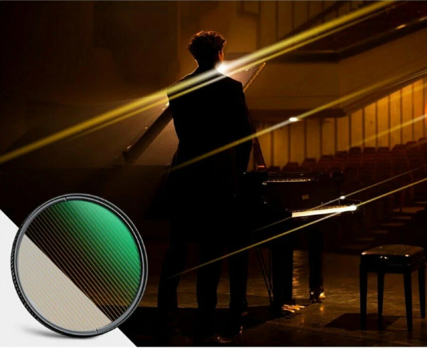 Светофильтр K&F Concept Nano-X MRC Gold Streak 62мм