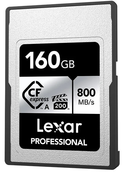 Карта памяти CFexpress Type A 160GB Lexar Professional SILVER Series (R800/W700)