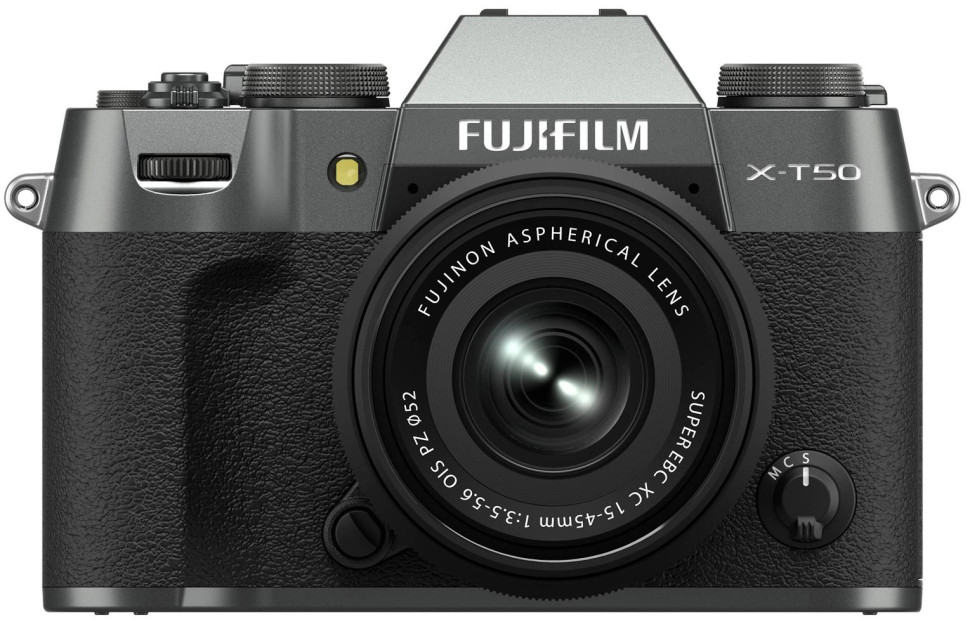 Фотоаппрат Fujifilm X-T50 + XC 15-45mm f/3.5-5.6 угольно-серебристый