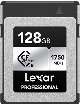 Карта памяти CFexpress Type B 128GB Lexar Professional SILVER Series (R1750/W1300)