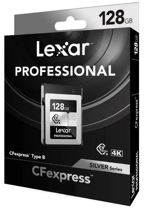 Карта памяти CFexpress Type B 128GB Lexar Professional SILVER Series (R1750/W1300)