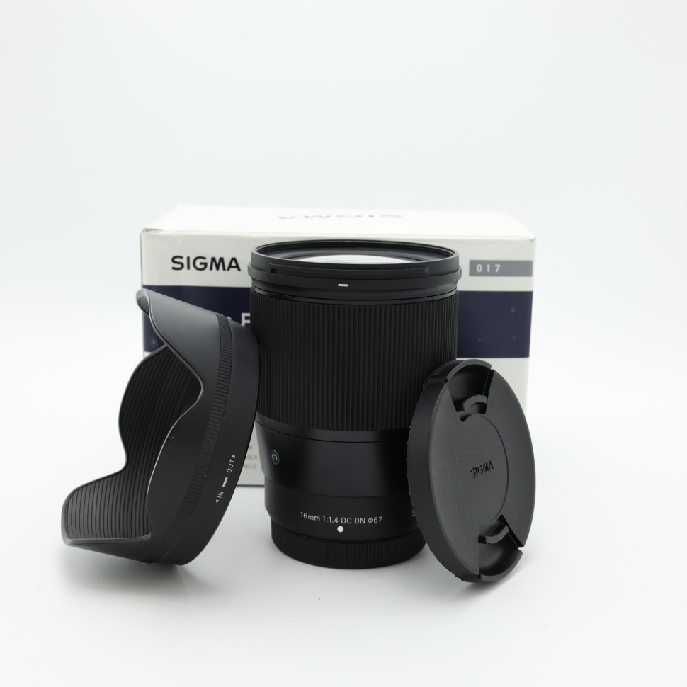 Sigma 16mm f/1.4 DC DN Fujifilm XF (состояние 5-)