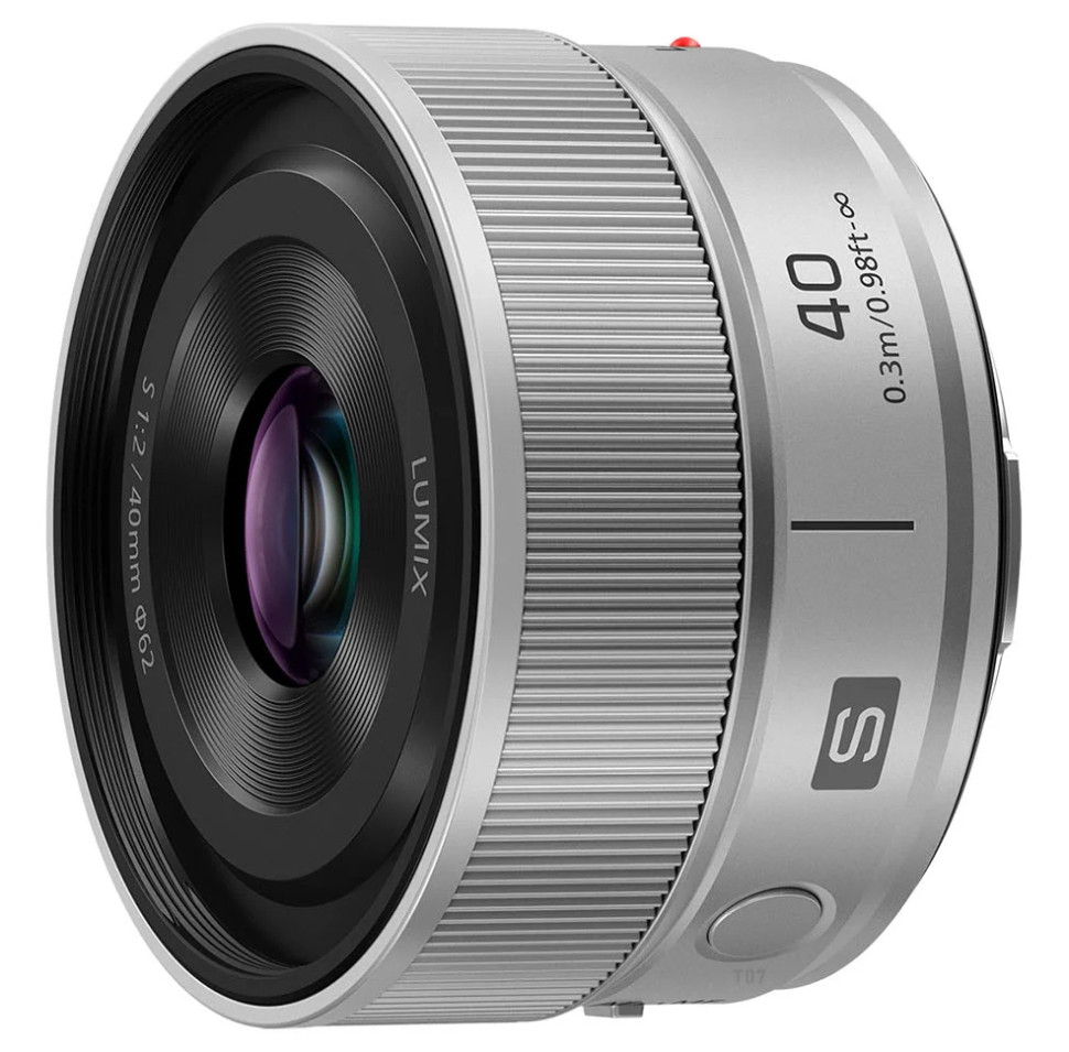 Объектив Panasonic S 40mm f/2 серебристый