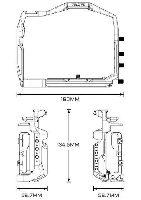 Клетка Tilta Lightweight Kit для Nikon Z8 Серая
