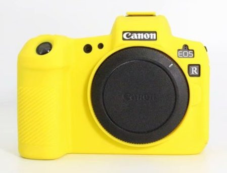 Cиликоновый чехол для Canon EOS R  желтый