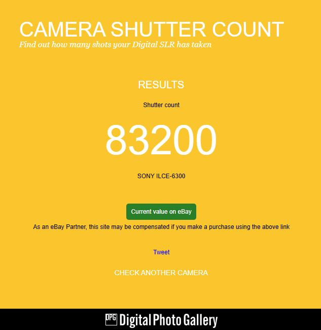 Sony A6300 body (83200 кадров)