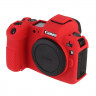 Cиликоновый чехол для Canon EOS R  красный