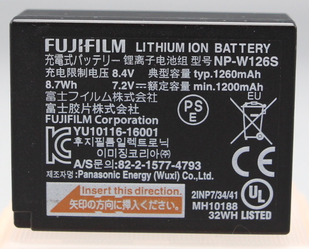 Fujifilm Np-W126S  (состояние 5-)