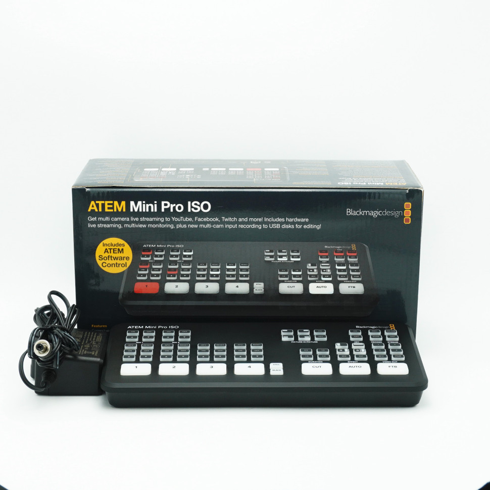 Blackmagic ATEM Mini  Pro ISO (like new)