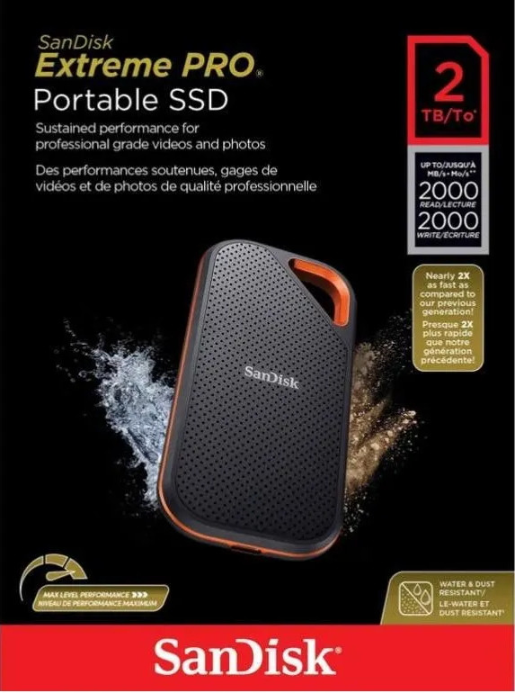 Внешний диск SanDisk Portable SSD - SDSSDE81-2T00-G25
