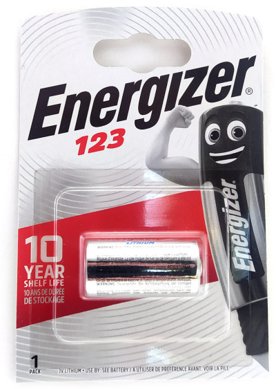 Батарейки ENERGIZER CR123A