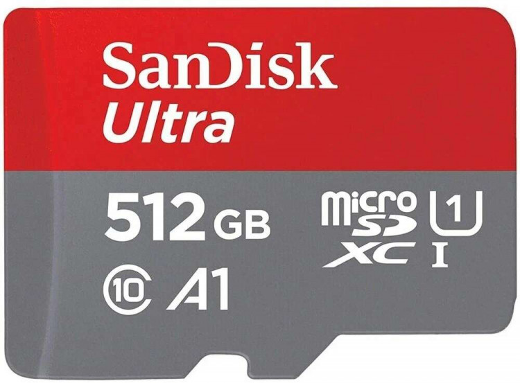 SanDisk MicroSDXC 512GB Ultra UHS-I A1 V30 U3 150MB/s