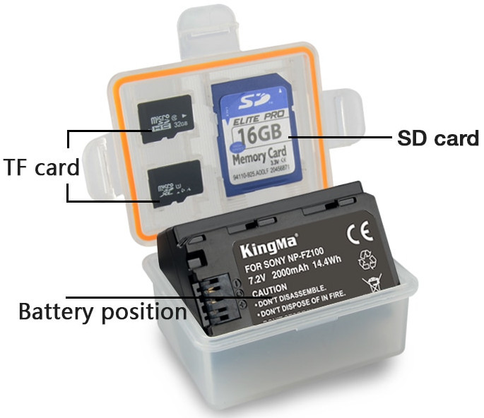 Аккумулятор KingMa NP-FZ100 2000mAh