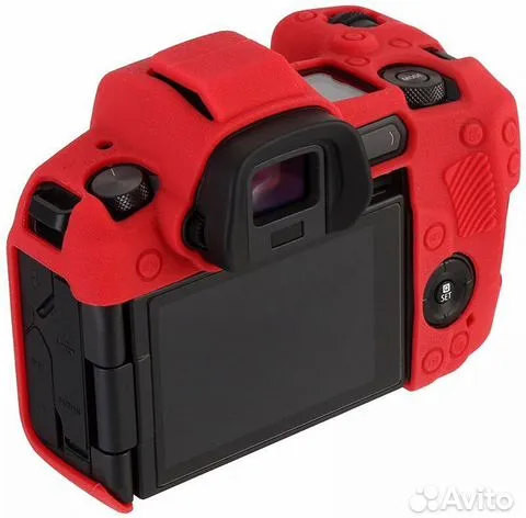 Силиконовый чехол для Canon EOS R красный