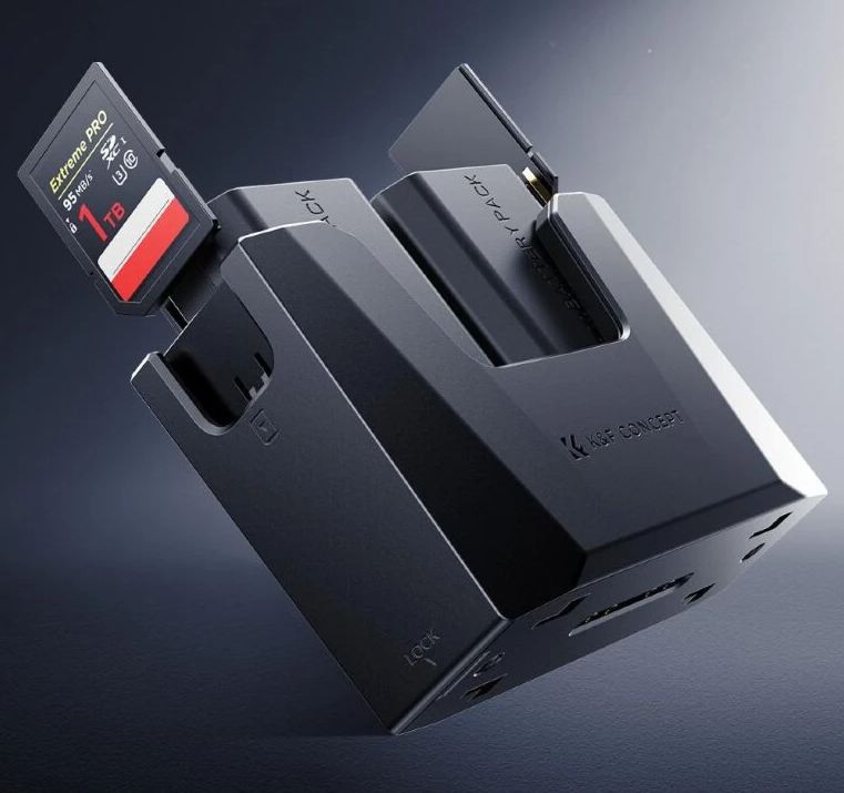 2 аккумулятора LP-E6NH + зарядное устройство K&F Concept Modular Fast Charger Kit