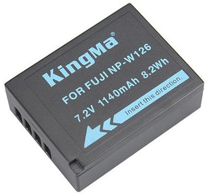 Аккумулятор KingMa NP-W126 1140 mAh