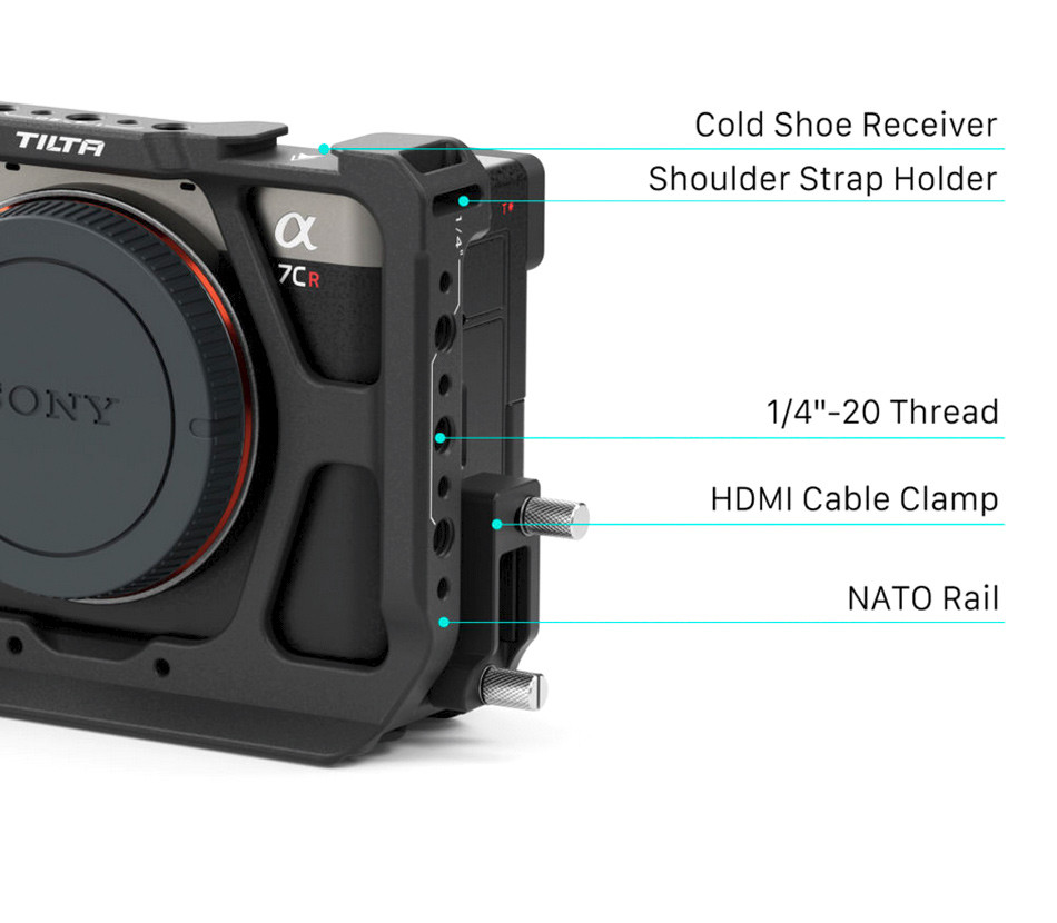 Tilta Half Camera Cage Lightweight Kit для Sony a7C II / a7CR черная
