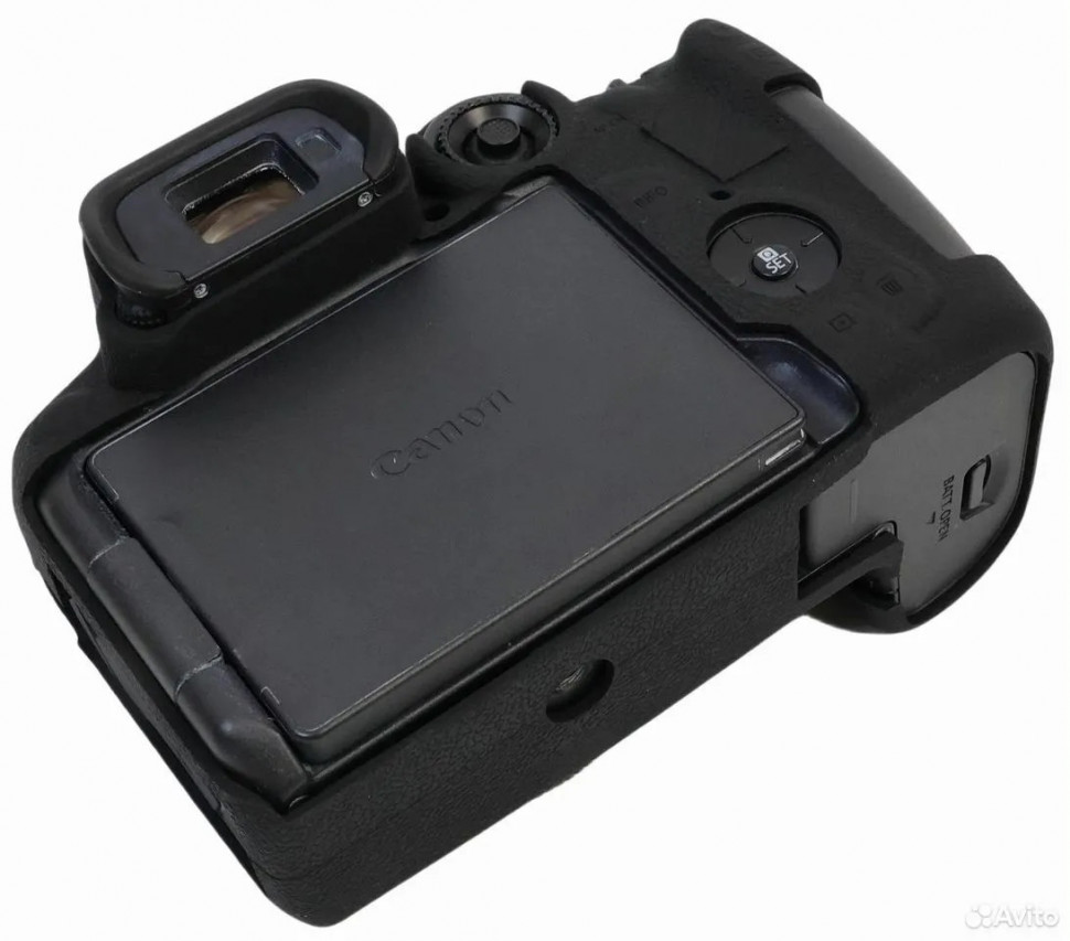 Силиконовый чехол для Canon EOS R8 черный