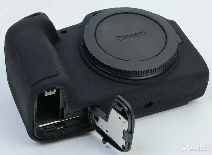 Силиконовый чехол для Canon EOS R8 черный