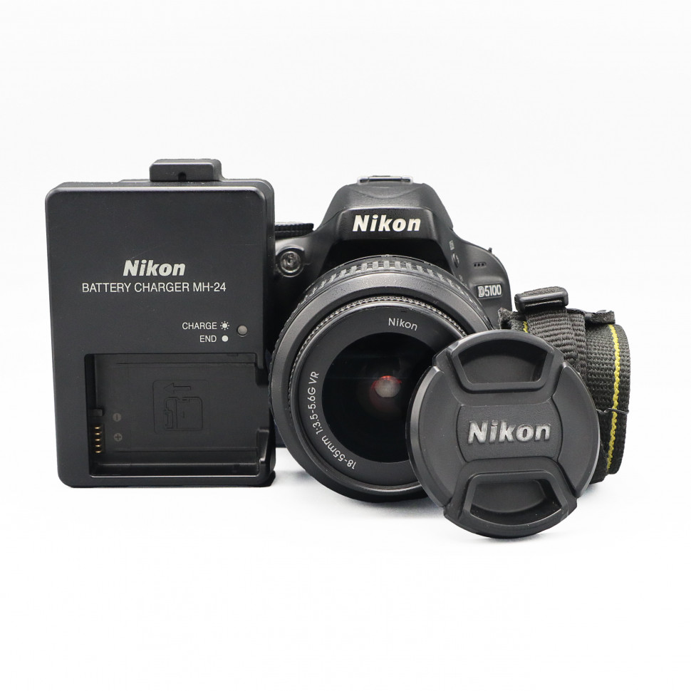 Nikon D5100 kit 18-55mm (18500 кадров)