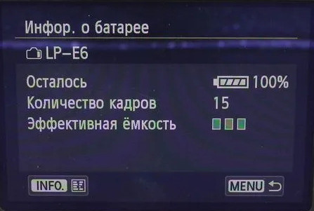 Battery Pack LP-E6 (состояние 5)