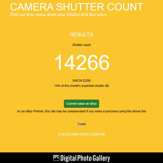 Nikon D200 (14.200 кадров)