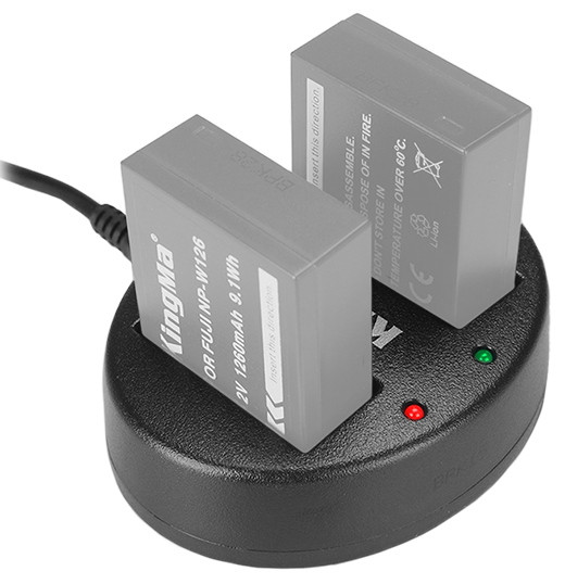 Зарядное устройство KingMa BM015 для NP-W126/126S