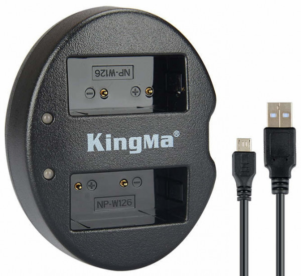 Зарядное устройство KingMa BM015 для NP-W126/126S