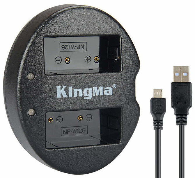 Зарядное устройство KingMa BM015 для NP-W126/126S