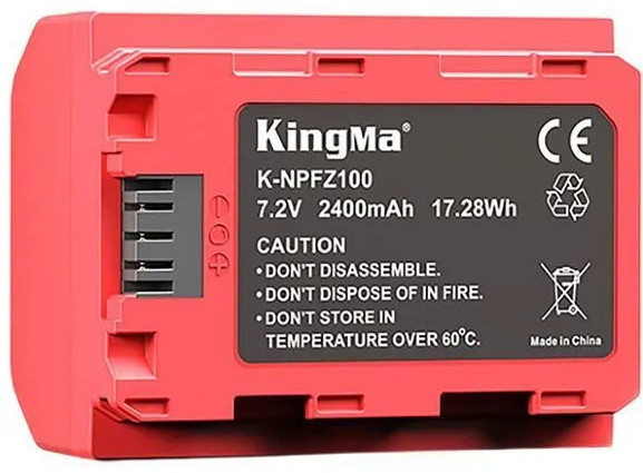 Аккумулятор KingMa NP-FZ100 2400mAh