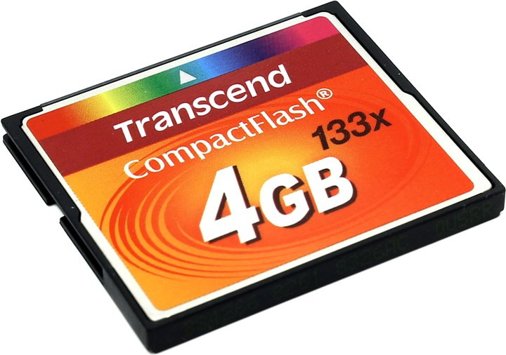 Transcend CompactFlash 4Gb 133x (состояние 5)