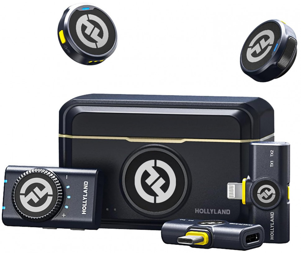 Hollyland Lark M2 Combo, 3.5 мм TRS, USB-C, Lightning