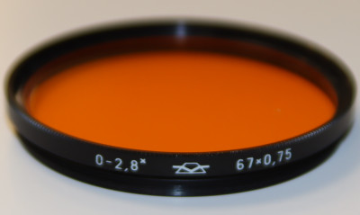 Оранжевый фильтр О-2.8х 67mm
